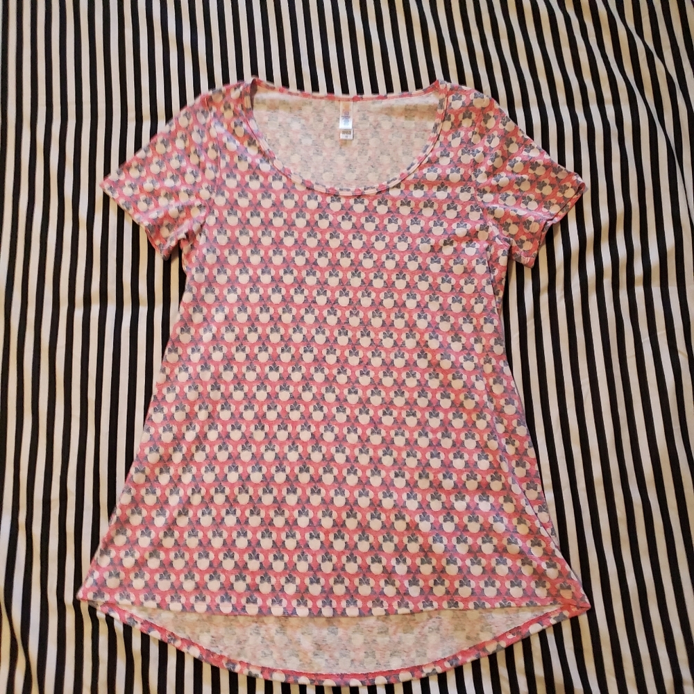Mickey Mouse Pink/Grey LuLaRoe Classic Tee